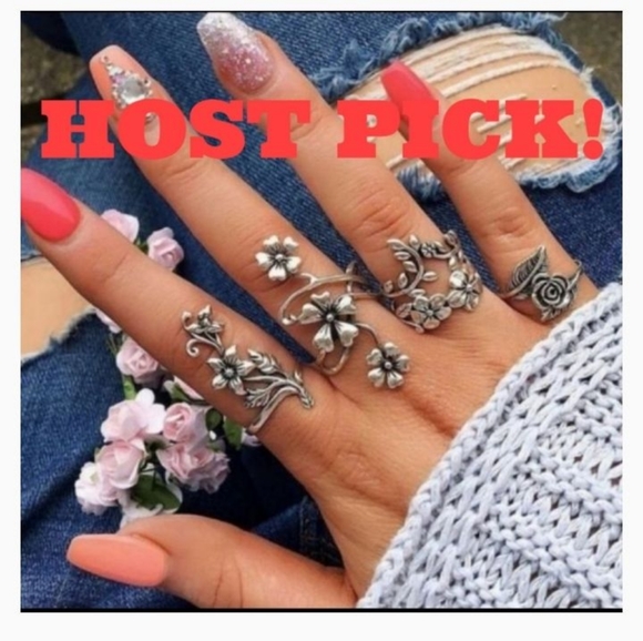 Gorgeous Floral Ring Set - Picture 8 of 8